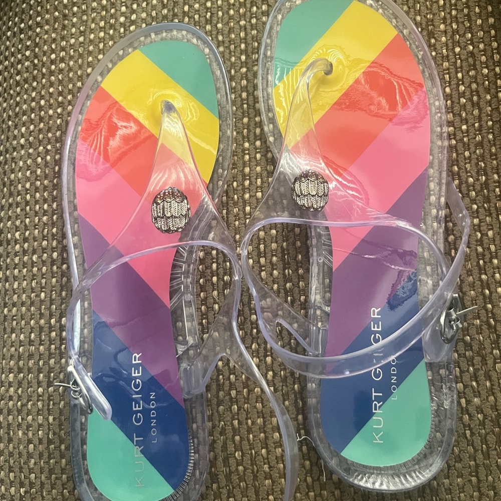 Kurt Geiger clear sandal